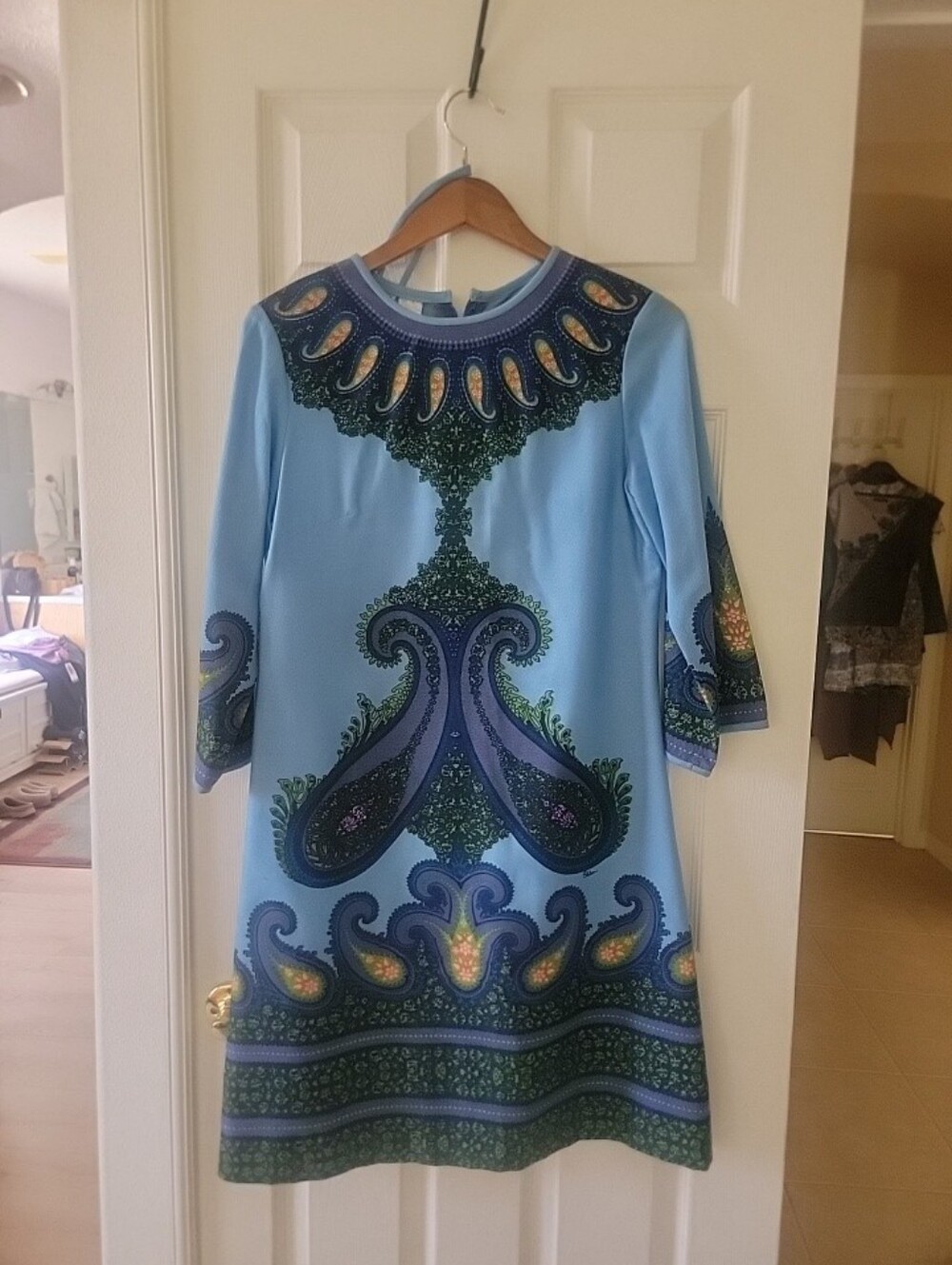 Signed, Alfred Shaheen ( The Master Printer)  Dress 1960's,